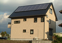 一般家庭向け太陽光システム 設置例