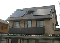 一般家庭向け太陽光システム 設置例